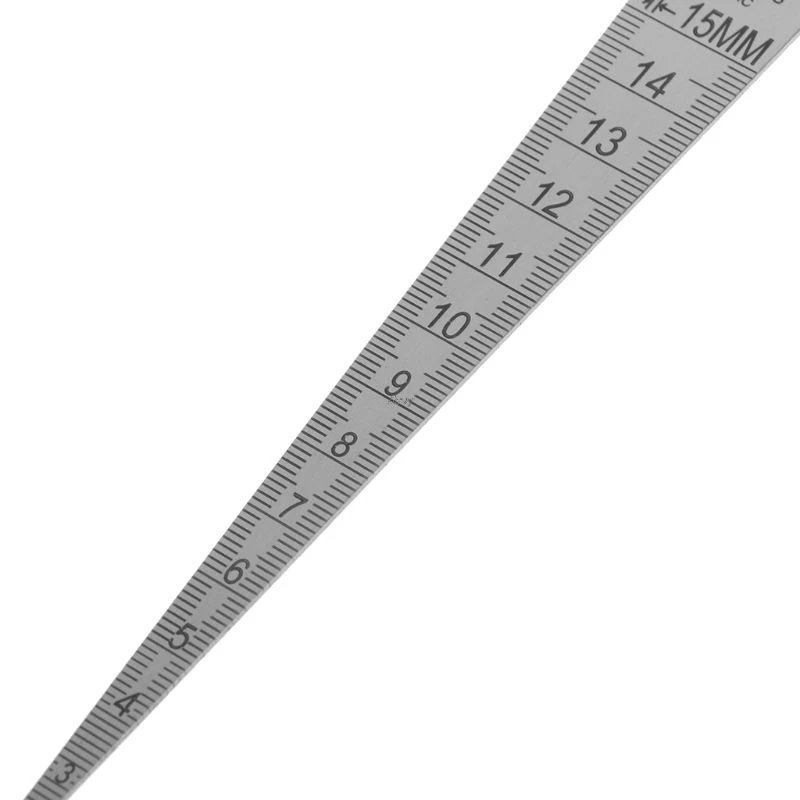 

1-15mm Stainless Steel Welding Inspection Taper Gauge Metric Measure Gage Gap Hole dls homeful tool