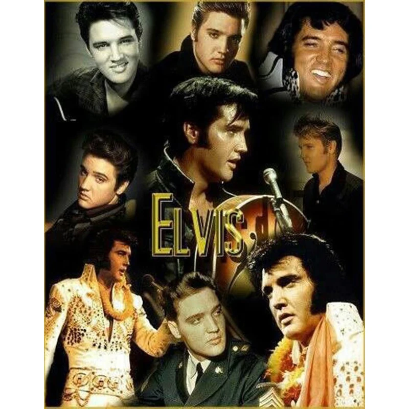 5D DIY Diamond painting Elvis Presley Diamond Mosaic icons rhinestones