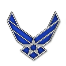 DSYCAR 3D Metal US Air Force Car sticker Logo Emblem Badge Car Styling for Fiat Bmw Ford Honda volkswagen Audi toyota opel DS VW aliauto car styling umbrella corporation car sticker sports mind eyelid decal for bmw ford focus vw polo skoda golf audi opel