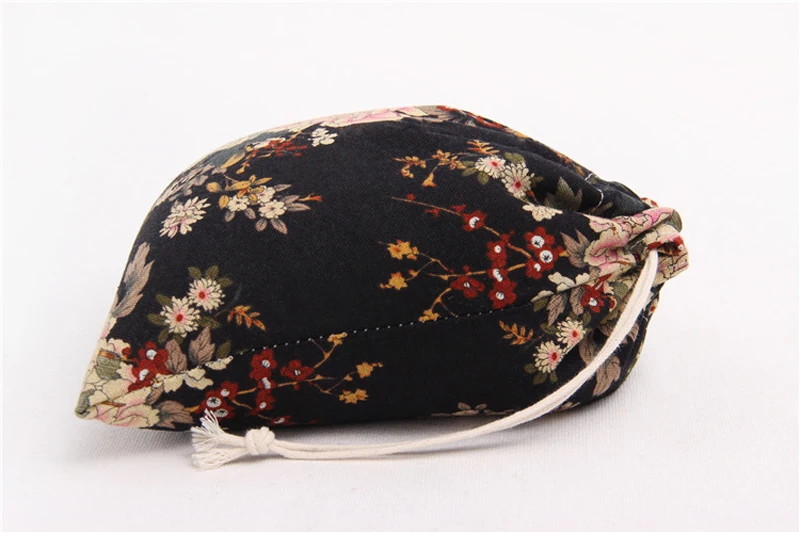 40PCS / LOT Printed Flowers Drawstring Bag Cotton Linen Travel Bags Portable Multifunctional Reusable Pouch 3 Sizes 40PCS / LOT Printed Flowers Drawstring Bag Cotton Linen Travel Bags Portable Multifunctional Reusable Pouch 3 Sizes