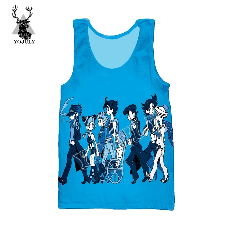 YOJULY Summer Unisex sleeveless shirts 3D Print Anime JoJo Bizarre Adventure Men Vest Women Casual Funny Tops Clothing Ve23 - Цвет: 5