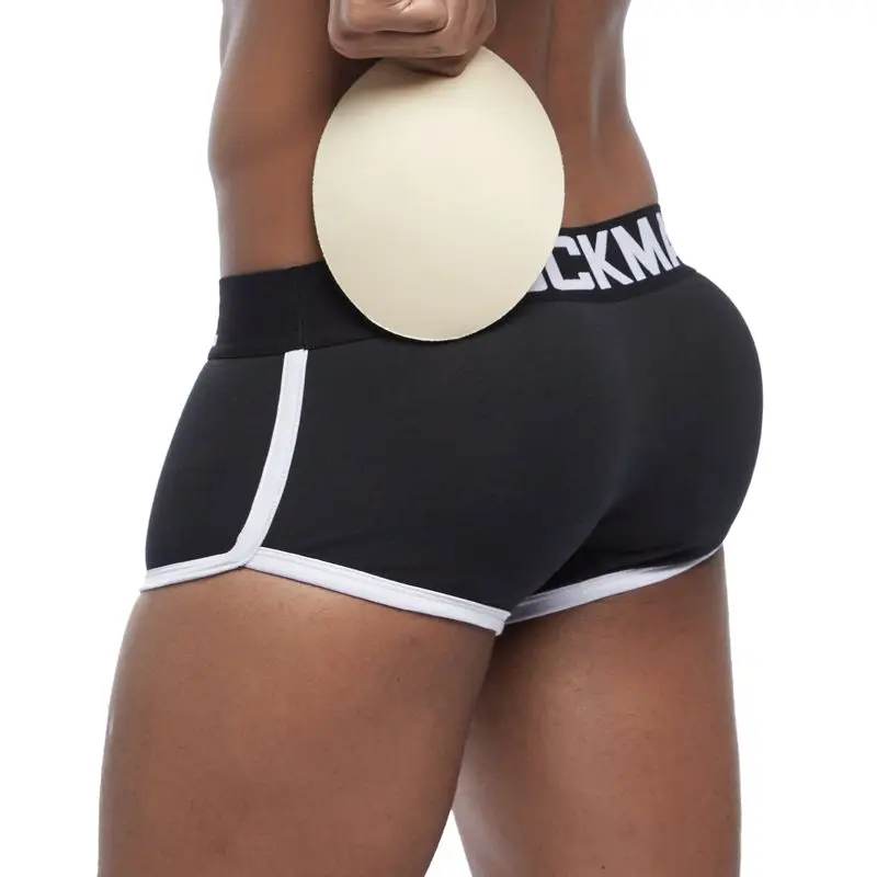 JOCKMAIL 2 шт./лот мужское нижнее белье с эффектом пуш ап боксеры для бедер и ягодиц