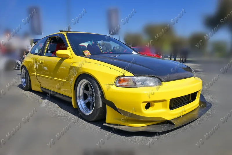 1992-1995 Honda Civic Hatchback (EG) Pandem Style Body Kit FRP (23)
