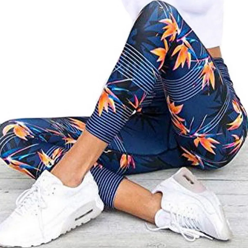 Готический сексуальный пуш-ап Фитнес Леггинсы абстрактные печатные женские брюки с высокой талией спортивные тренировочные леггинсы змеиные леггинсы