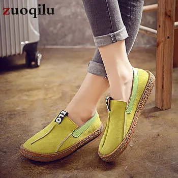 

Fashion Women Shoes 2019 Casual Flat Shoes Women Loafers Slip On Oxford Shoes For Women Ladies Shoes Size 42