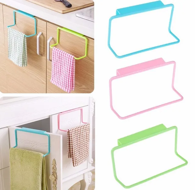 Home Wider Towel Rack Hanging Holder Organizer Bathroom Kitchen Home Wider Towel Rack Hanging Holder Organizer Bathroom Kitchen Cabinet Cupboard Hanger Drop Shipping High Quality