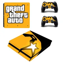 Grand theft Автомобильная виниловая PS4 тонкая кожа Наклейка Стикеры для sony Playstation 4 PS4 Slim консоли и 2 шт. скины для 4 тонкий контроллер