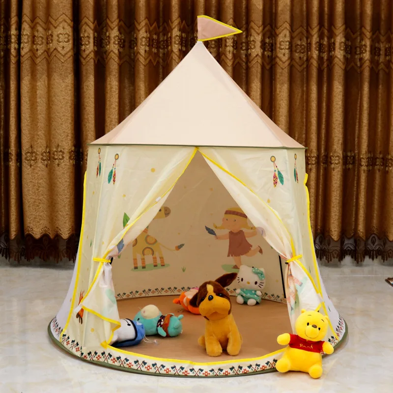 Детская игровая купольная палатка дом принцесса замок игровая кровать дети Крытый игровой дом Индийский стиль комнатная палатка игровая площадка