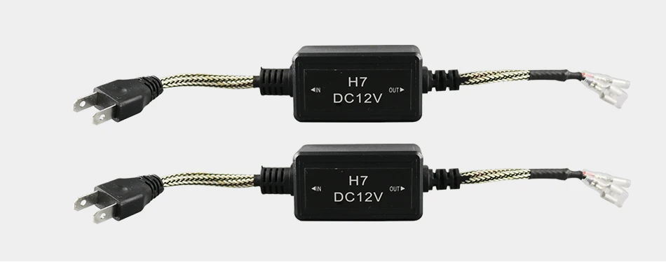 5 hlxg HB3 HB4 H4 H8 H11 H3 H1 H7 LED Headlight Decoder CANBUS EMC Canceller Capacitor Anti-flicker Error Free Auto Accessories