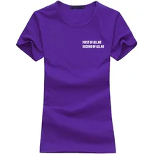 Summer Funny print women tshirt First of All No Second of All No Hipster casual tee shirt femme fashion brand harajuku punk tops