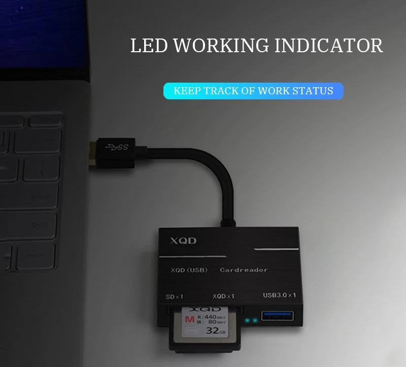 Usb-концентратор для XQD/SD высокоскоростной кардридер адаптер для sony G серии Lexar XQD карты USB 3,0 концентратор