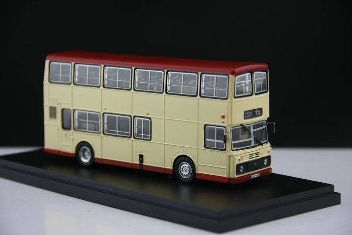 1/76 классический Выгравированный автобус Lilan Olympian KMB Гонконг Коулун двухэтажный автобус Коллекция Модель сплава литой игрушечный автомобиль