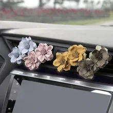 Цветочные освежители воздуха для автомобилей в авто внешний декор Ароматический диффузор автомобильный запах автомобильный ароматизатор на клипсе автомобильный аксессуар для женщин