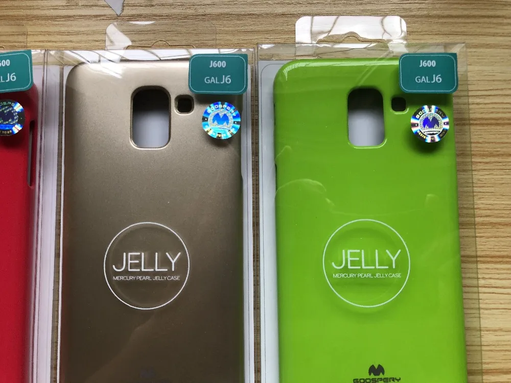 Оригинальный чехол бампер из ТПУ Mercury GOOSPERY с жемчужинами для Samsung Galaxy J6 2018|Бамперы|