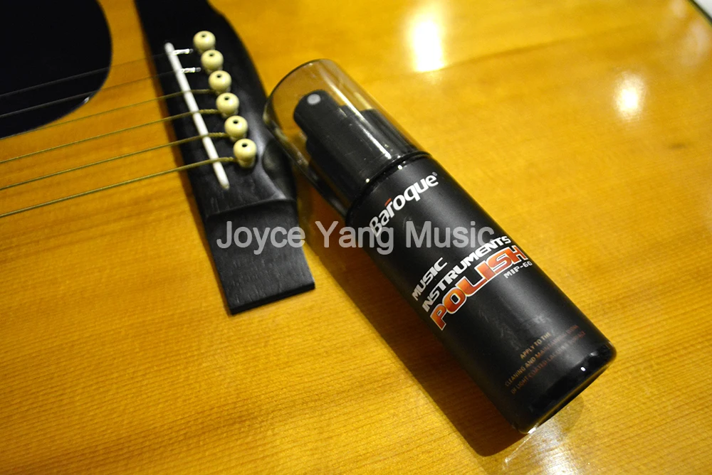 

Baroque 60ml Guitar Polish Cleaning Luthier Tools For Guitar/Bass/Ukulele/Piano/Violin Free Shipping