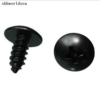 

shhworldsea Free Shipping 100PCS Round head cross tapping screw car metal screw auto metal fastener clips