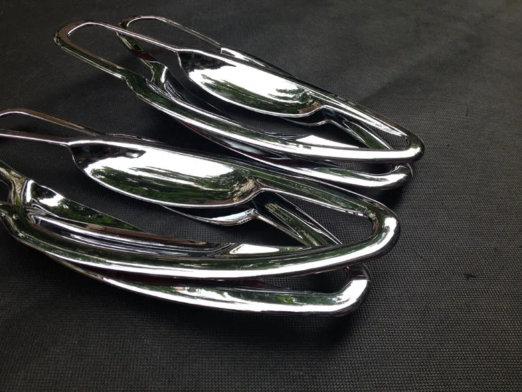 

Car Door Handle bowl For 2015 Peugeot 2008 ABS Chrome Decoration Protection Trim Auto-Parts Styling Accessories 4pcs/set