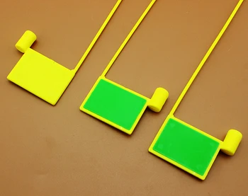 

100pcs 915MHz Plastic One Off UHF RFID Seal Tags Cable Tie Tags Zip Tags for Inventory