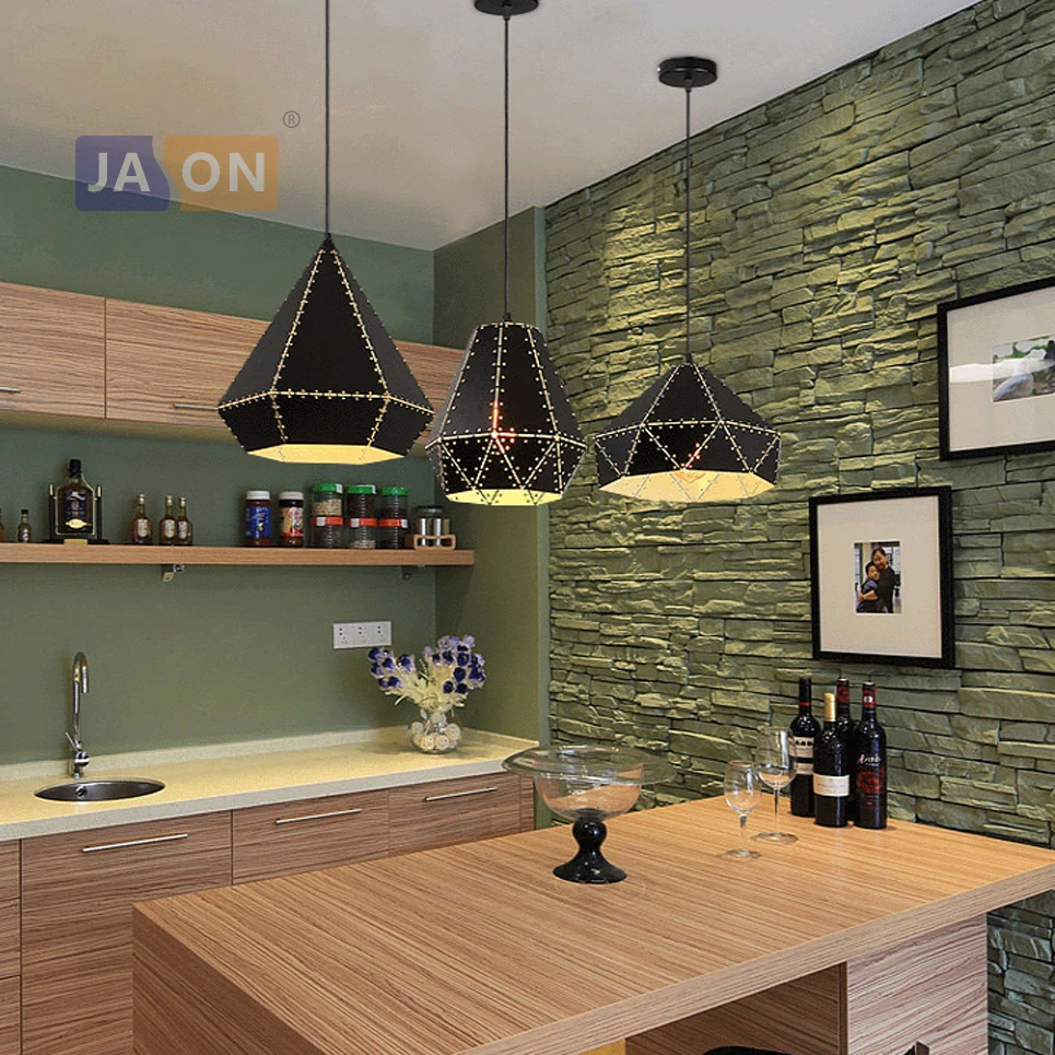

led e27 Postmodern Iron Black Chandelier Lighting Lamparas De Techo Suspension Luminaire Lampen For Foyer Bedroom