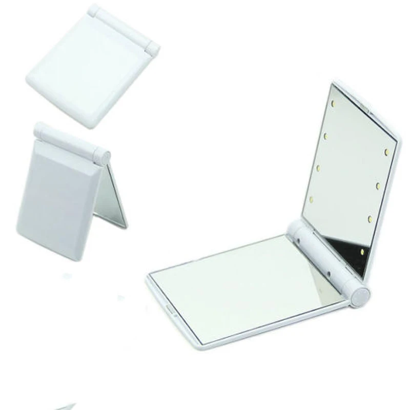 Folding Make Up Mirrors with LED Lights