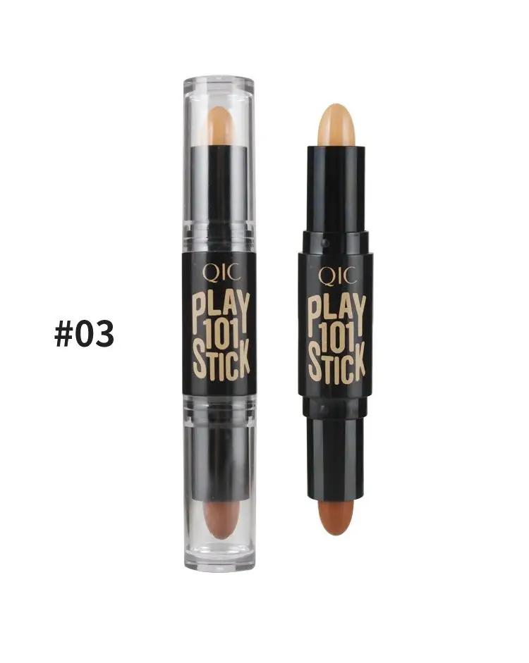 Highlighter And Bronzer Double Head 3D Face Concealer 2 In 1 Brightener