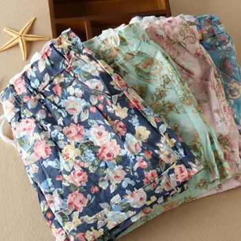 

Women Shorts Print Fashion Casual Short Free One Size Women's Shorts Free Shipping Cotton Shorts H142