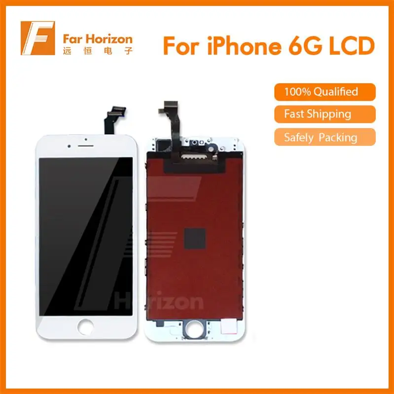 Wholesale 30 PCS/LOT 100% Tested LCD for iPhone 6 of Capacitive Touch Screen For Fully Assembled & Free Shipping | Мобильные