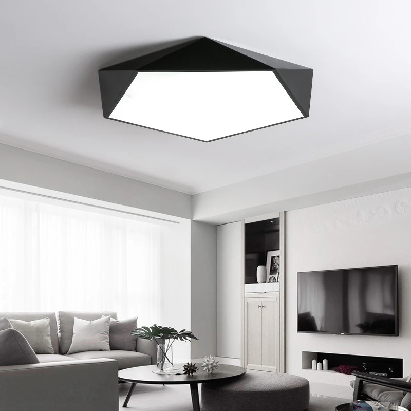 Blubble Modern Ultra Thin Ceiling Lamp Creative Geometric Lighting