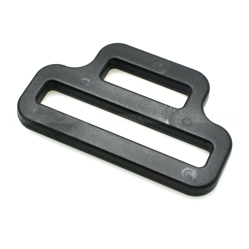 Outdoor DIY Tri Glide Adjust Buckles Plastic Slider for Backpack Straps