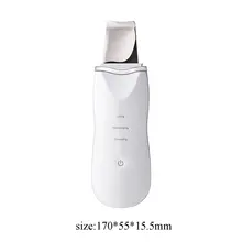 Ultrasonic Ion Facial Device Deep Cleansing Electric Beauty Dirt Remover Face Massager Refresh Skin Scrubber