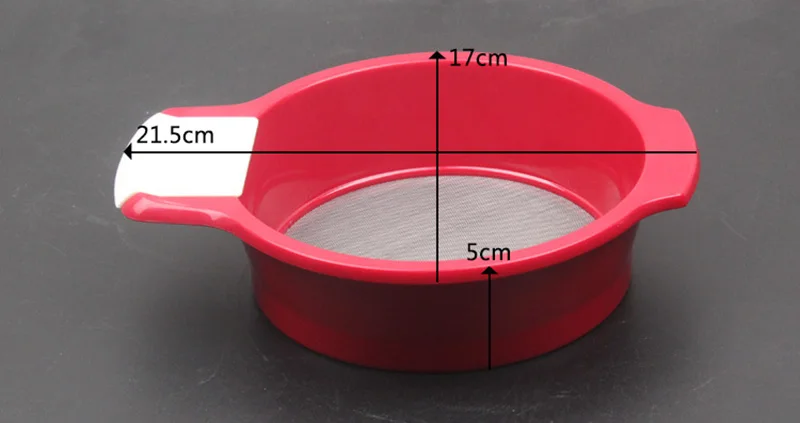 ABS сито порошок Нержавеющая сталь сетка ручной фильтр Мука сито мука сахарная пудра домашняя кухонная посуда инструменты для выпечки