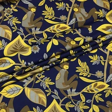 Блокбастер стрейч хлопок трикотажная ткань для M* X высокоэластичная ткань печать цвет толстый полиэстер ткань импорт