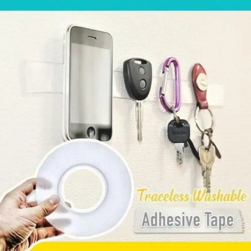 

1Roll 1M/3M/5M Multifunctional PU Nano Traceless Washable Adhesive Tape