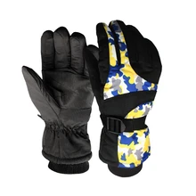 1 пара теплые варежки Зимние мужские перчатки для катания на лыжах камуфляжная перчатка водонепроницаемые нескользящие перчатки для верховой езды износостойкие