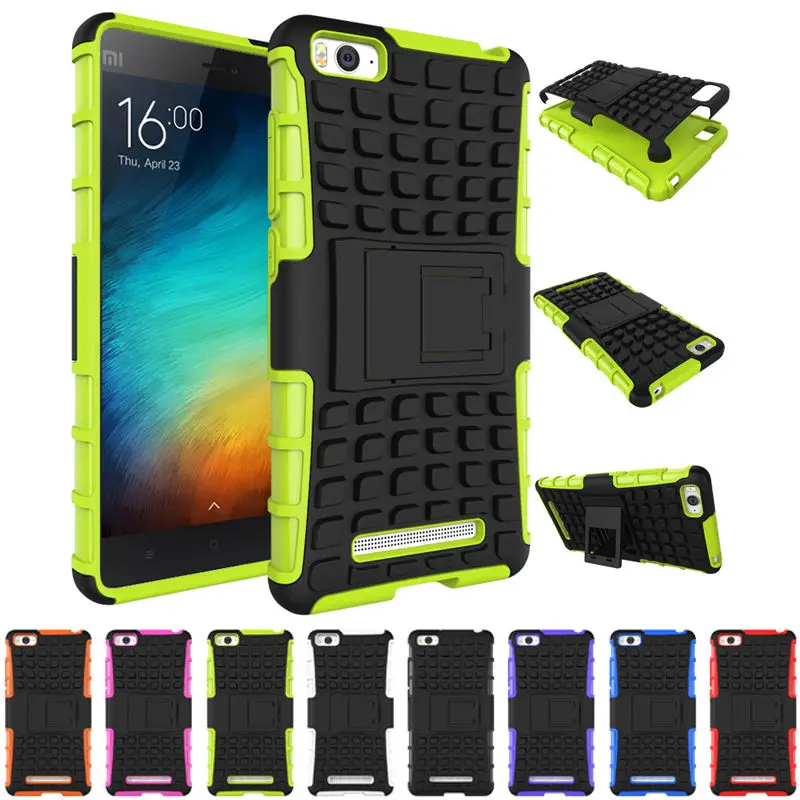 Case Для Xiaomi Mi4c Mi4i Mi 4i 4C Heavy Duty Телефон крышка Гибридный Противоударный Жесткий