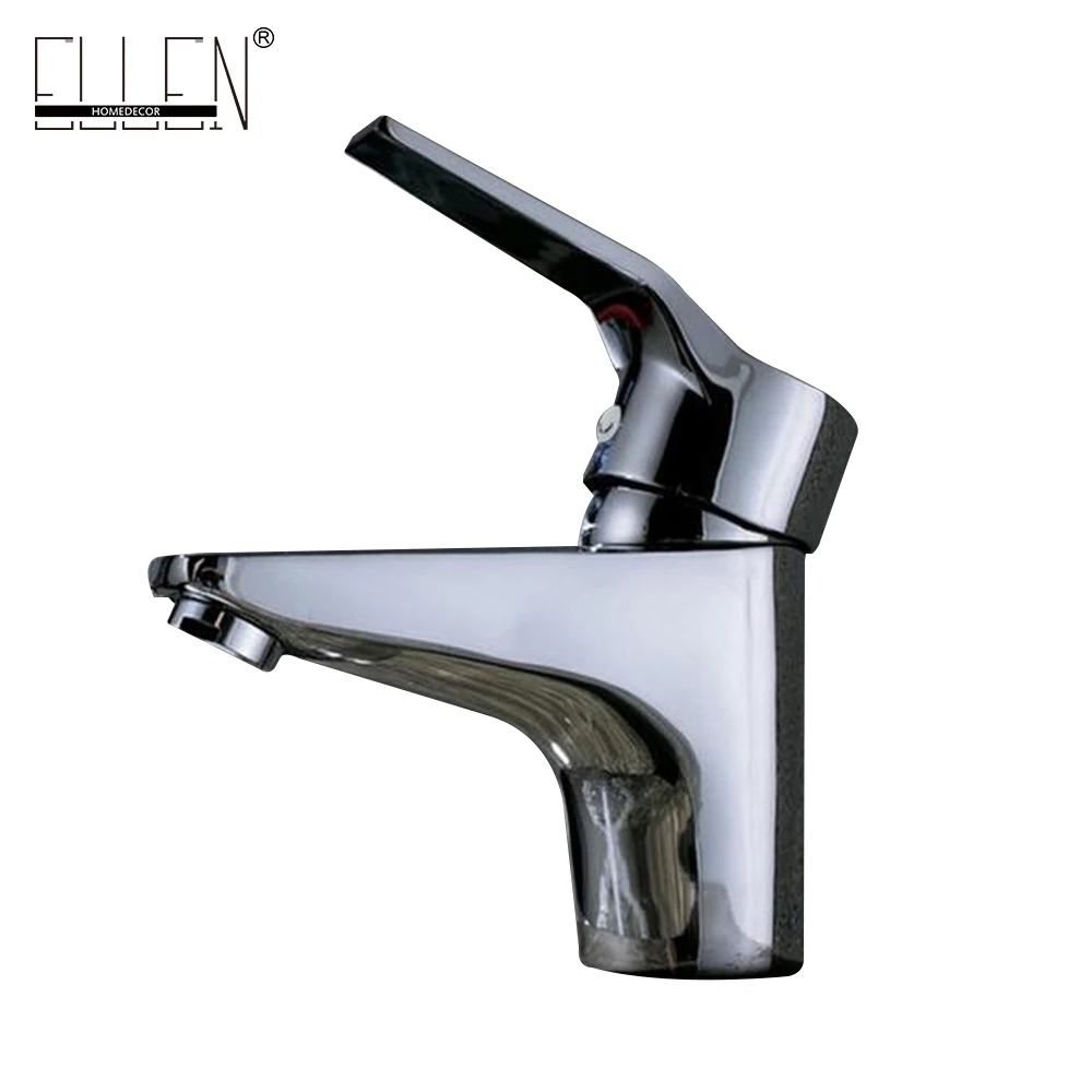Billig Heißer und Kalt Mischbatterie Bad Becken Waschbecken Wasserhahn Chrom Kupfer Wasser Mischbatterie Einzigen Handgriff Bad Armaturen FY103
