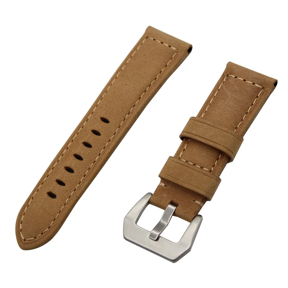 Ремешок из натуральной кожи для часов 22 мм 24 мм|leather watch band|genuine leather bandwatch band |