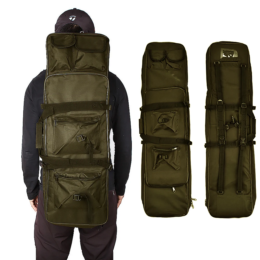 

CARCHET 100CM Outdoor Fishing Hunting bagTactical Military Hunting Backpack Army Green Airsoft Square Gun Bag Rifle Backpacks
