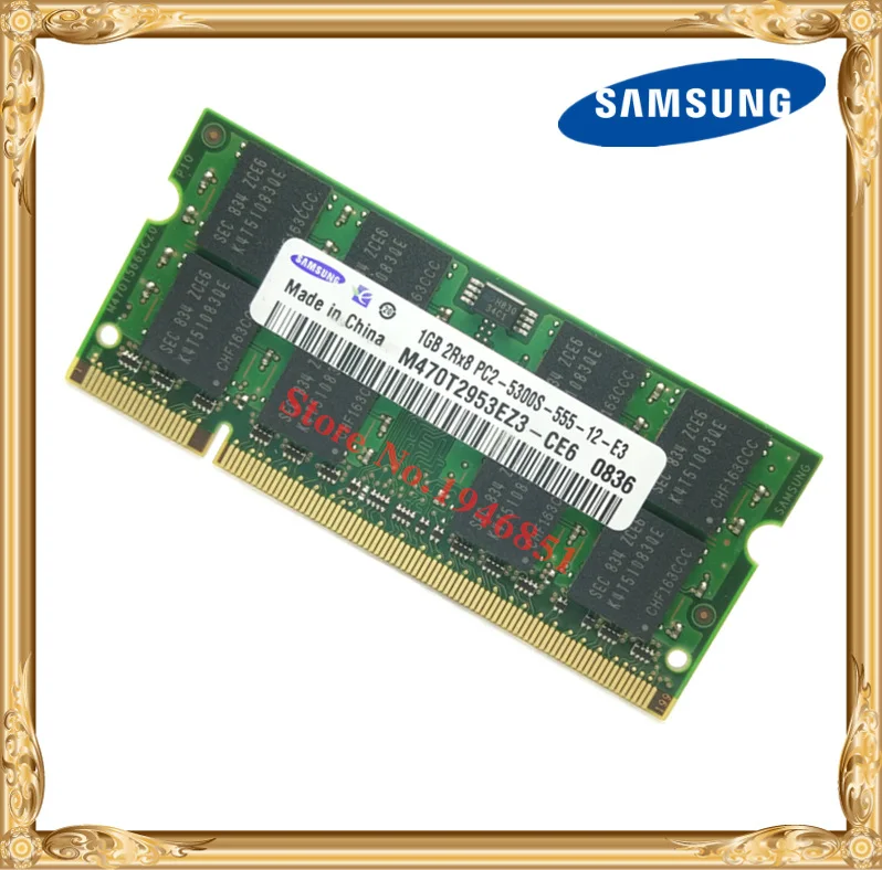 Samsung Память для ноутбука DDR2 1 ГБ 667 МГц ОЗУ Гб пожизненная Гарантия | Компьютеры и