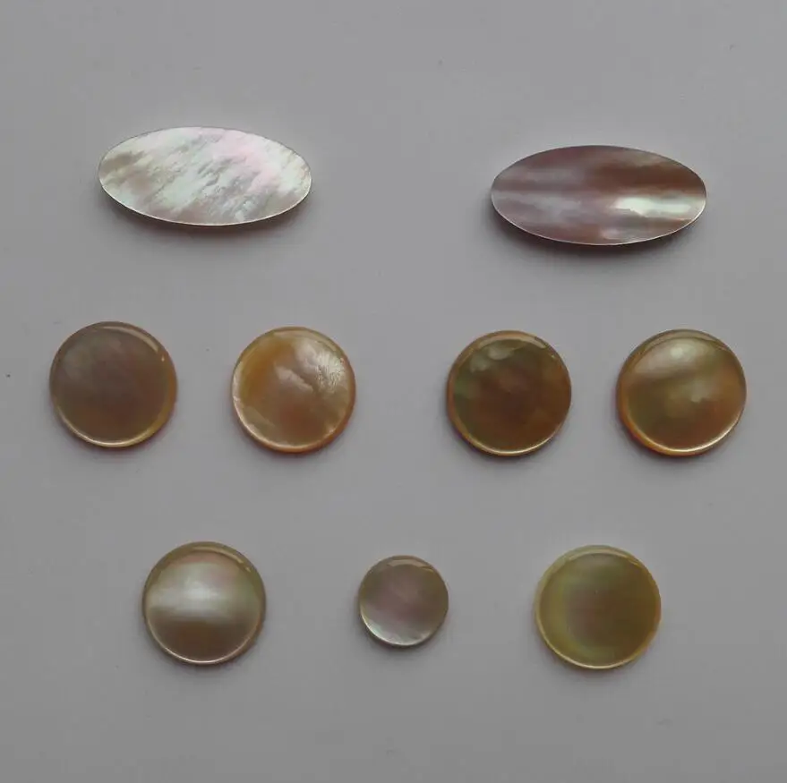 Saxophone Real Mother of Pearl Key ButtonsParts & Accessories