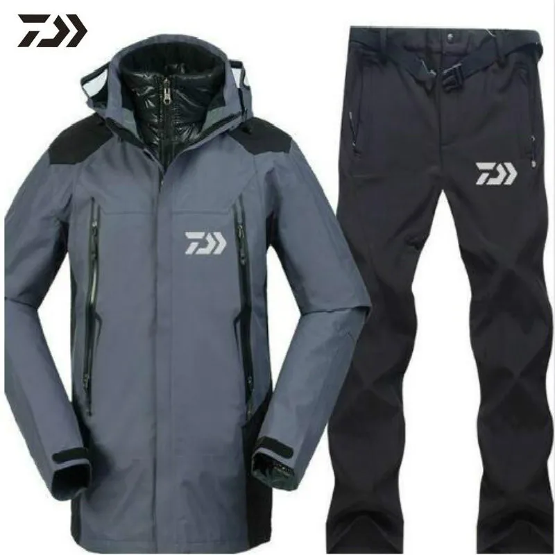 

2019 Brand Daiwa Fishing Clothing Sets Men Breathable Sports Wear Set Hiking Windproof Dawa New Clothes Fishing Jacket And Pants