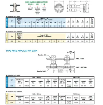 

KSSB-4-16 Type KSSB Broaching Snap-top Standoffs