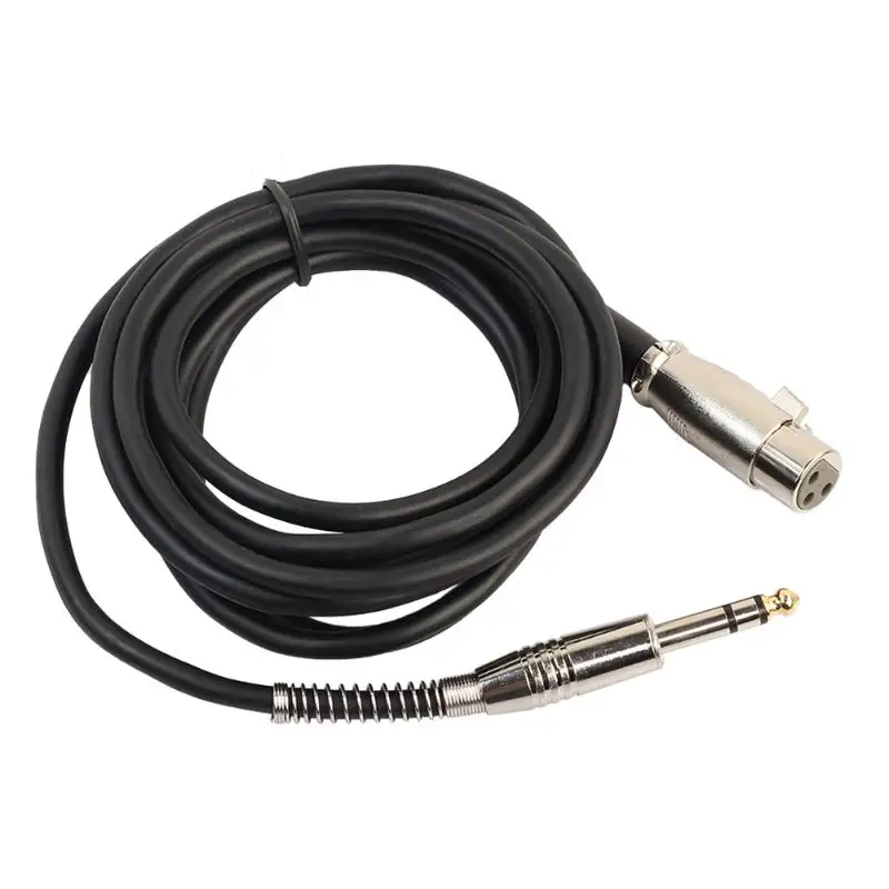 

5m/10m 6.35mm Stereo Male to XLR Female Microphone Cable Oxygen-Free Copper Audio Stereo cord instrument audio cable