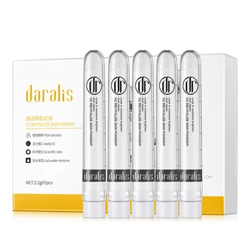 

Daralis 5pcs Acne Scar Remover Powder VC Face Whitening Powder Essence Quickly Reduces Blemishes Acne Treatment Powder