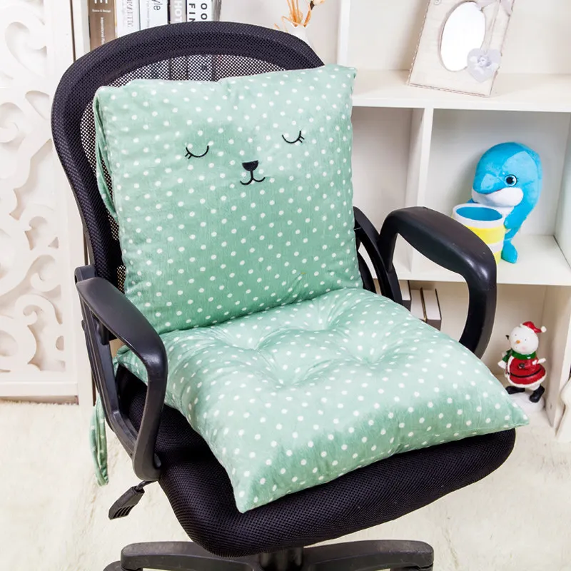 Зима стул подушки сиденья офиса стул подушку используется для дома диван студентов стул подушки Мультфильм сидя на по