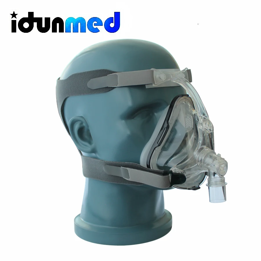 BMC CPAP BPAP APAP Full Face Mask S/M/L With Adjustable Strap For Sleeping Machine Sleep Apnea