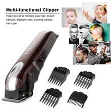 Машинка для стрижки волос перезаряжаемая USB вилка электрический триммер машинка для стрижки волос для мужчин профессиональная Водонепроницаемая Парикмахерская Машинка для стрижки волос