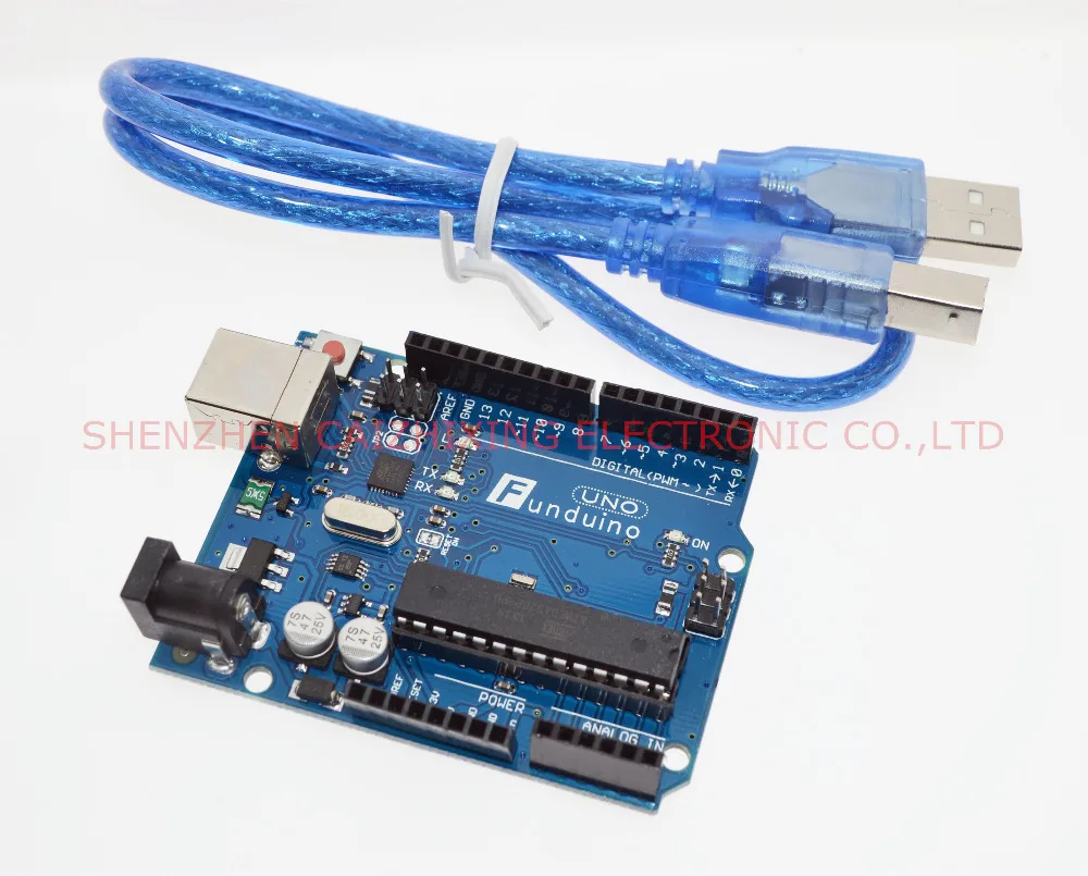 

Free Shipping one set Funduino UNO R3 with USB cable line