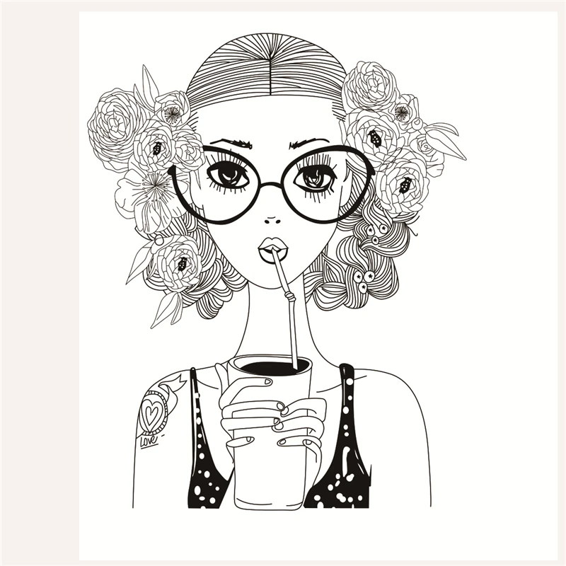 

drink Transparent Silicone Clear Rubber Stamp Sheet Cling Scrapbooking DIY Cute Pattern Photo Album PaperCard Decor Stamp