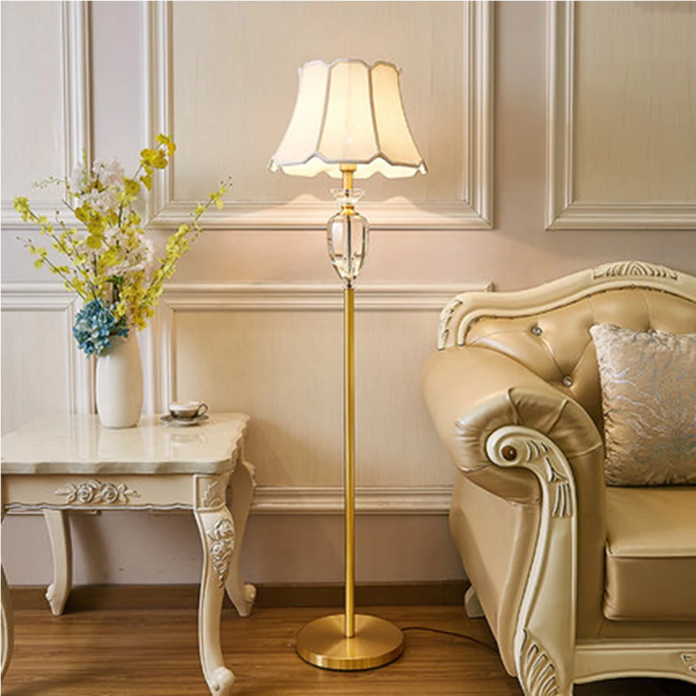 Напольные светильники светодиодные с кристаллами для гостиной спальни|lamps floor